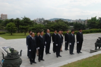 제7대 홍성군의원 당선자 홍주의사총 참배