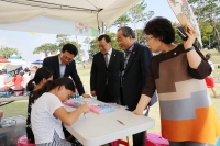 홍성역사인물축제 격려 방문